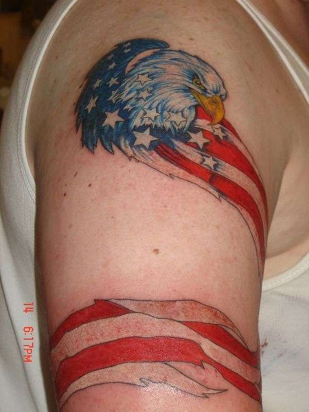 mexican american flag tattoos american flag tattoos for men